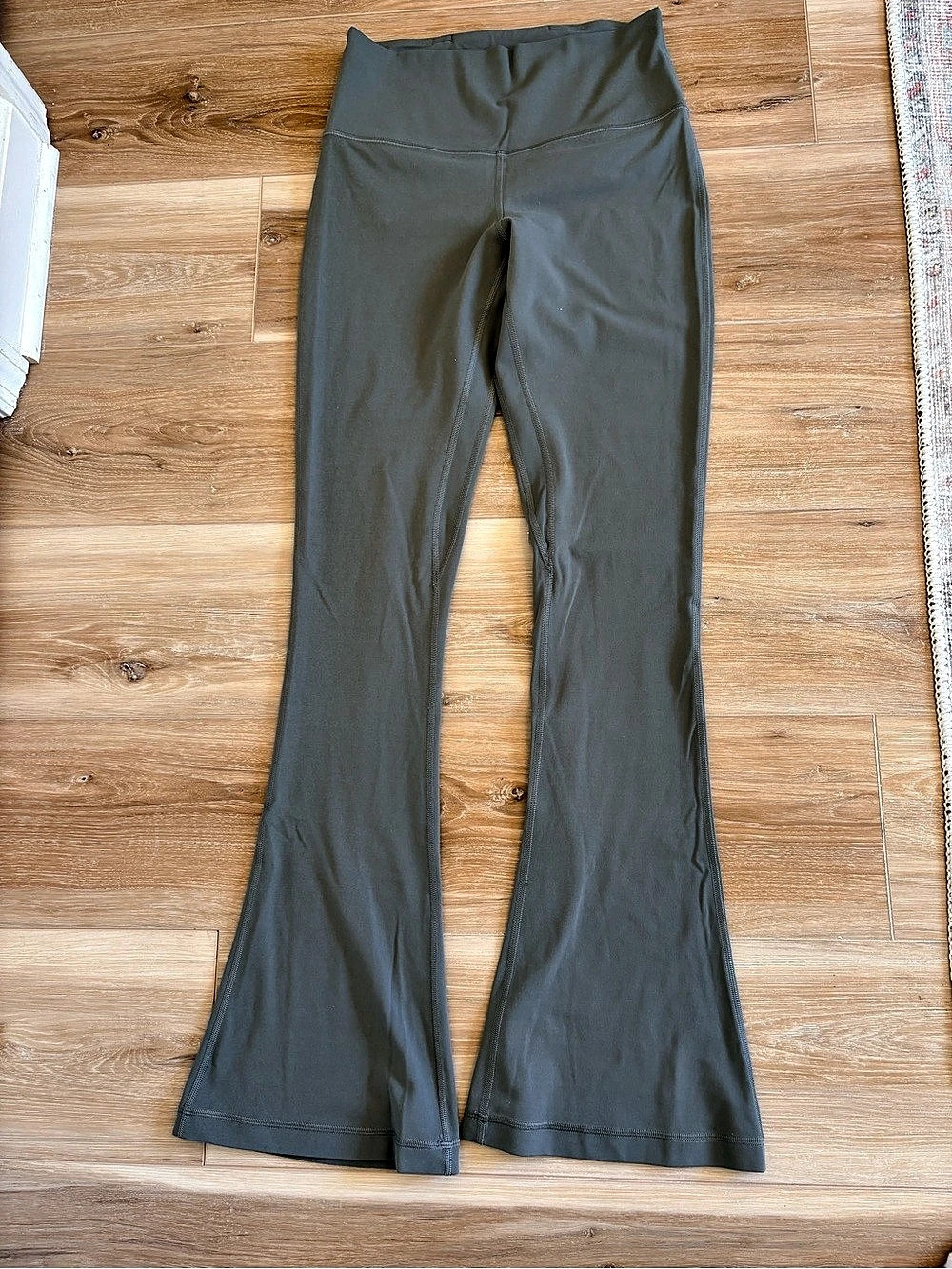 Lululemon Groove Pant Flare Super High-Rise *Nulu Olive